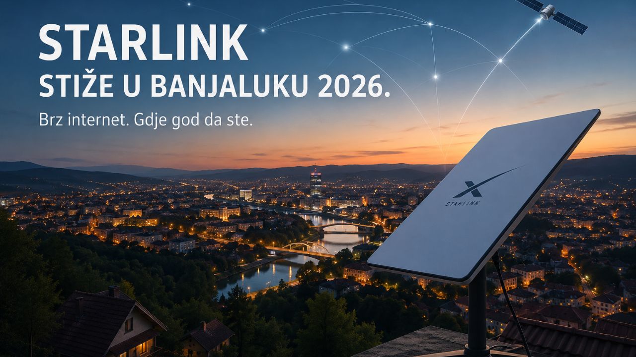 Starlink stiže u Banjaluku 2026.
